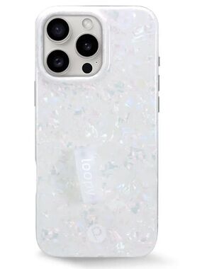Loopy iPhone 16 Pro Max White Opal Shell Case